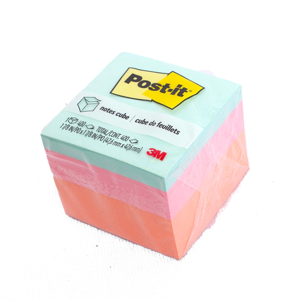 Post-its, Stickie Notes, Art & School, 2"x2", 3M, Cube, Pastel, 607116